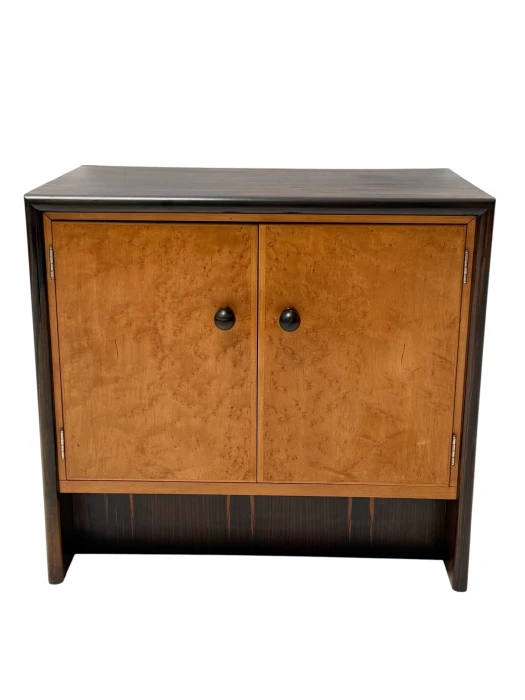 Art Deco Cabinet in Macassar and Birch by Gebroeders Reens Amsterdam, 1930s